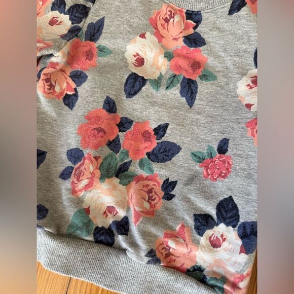 Janie and Jack Floral Sweatshirt - Picture 2 of 3